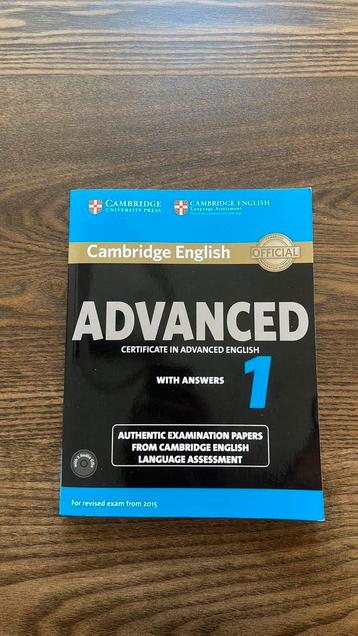 Cambridge English Advanced 1 CAE met CDs beschikbaar voor biedingen