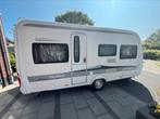 Caravan Hobby Excellent 455 UF uit 2011, Caravans en Kamperen, Caravans, Rondzit, Hobby, Dwarsbed, 5 tot 6 meter