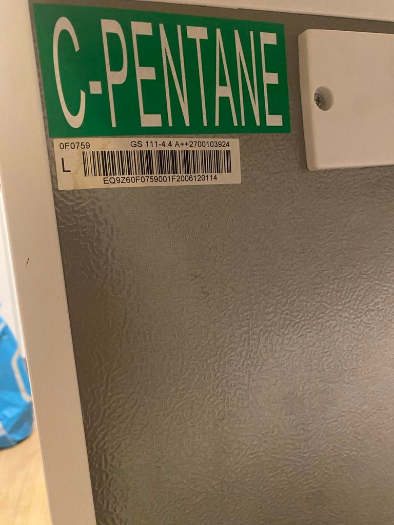 Witte Vrieskast - Zo Goed Als Nieuw!, Witgoed en Apparatuur, Koelkasten en IJskasten, Minder dan 85 cm, Met aparte vriezer, Ophalen of Verzenden