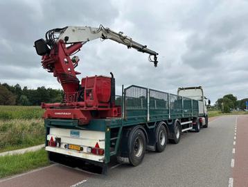 Kennis Steenoplegger stenentrailer + Kennis kraan 14tm nwe A beschikbaar voor biedingen