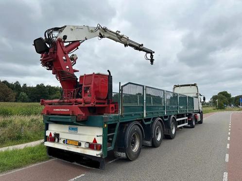 Kennis Steenoplegger stenentrailer + Kennis kraan 14tm nwe A, Auto's, Vrachtwagens, Bedrijf, ABS, Aanhangers en Opleggers, Overige brandstoffen