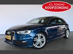 Audi A3 Sportback 1.4 TFSI CoD Ambition S-Line Clima Navigat, Auto's, Gebruikt, Blauw, Origineel Nederlands, Onderhoudsboekje