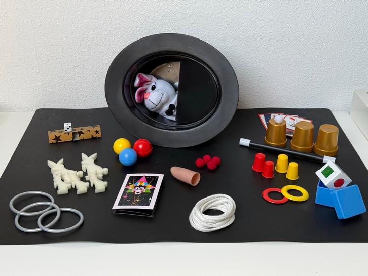 Goochelhoed Compleet - 200 Trucs, Spelcomputers en Games, Games | Overige, Zo goed als nieuw, Puzzel en Educatief, 1 speler, Vanaf 7 jaar