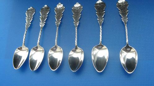Zilveren lepeltjes., Antiek en Kunst, Antiek | Goud en Zilver, Zilver, Verzenden