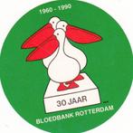 Sticker bloeddonor (1) Bloedbank Rotterdam 30 jaar, Verzamelen, Verzenden, Zo goed als nieuw, Overige typen