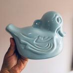 Vintage lichtblauwe puddingvorm eend, Antiek en Kunst, Verzenden