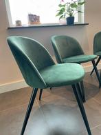 4 eetkamerstoelen, groen, Ophalen, Overige kleuren, Zo goed als nieuw, Vier