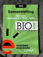 ExamenOverzicht - Samenvatting Examenstof Biologie VWO, Ophalen of Verzenden, Nederlands, Overige niveaus, ExamenOverzicht