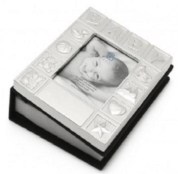 Fotoalbums Baby met verzilverde frontlijst diverse beschikbaar voor biedingen
