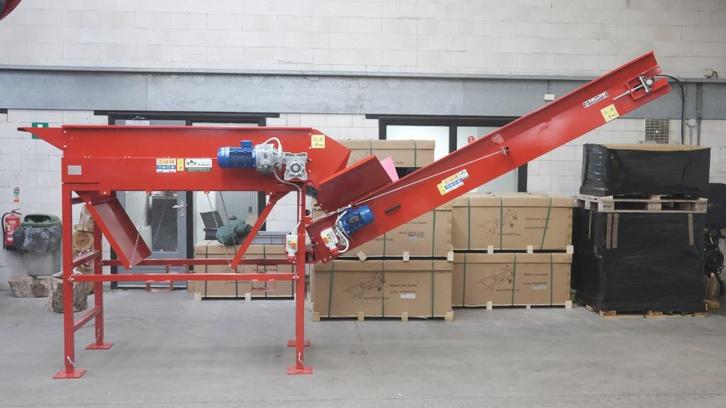 Schijvenzeef, Brandhoutzeef, Trommelzeef, Tuin en Terras, Kloofmachines, Nieuw, Liggend, Elektrisch, Ophalen