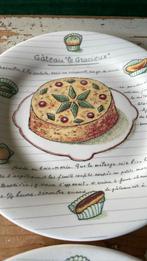 Gien DESSERT GOURMANDS, Ophalen of Verzenden, Zo goed als nieuw, Overige stijlen, Bord(en)
