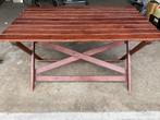 Zeer degelijk houten inklapbare tuintafel., Tuin en Terras, Tuintafels, Ophalen, Rechthoekig, Hout