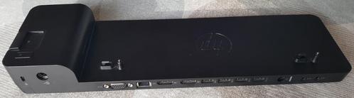 HP Ultraslim dockingstation -2 monitoren koppelen a/d laptop, Computers en Software, Dockingstations, Gebruikt, Docking station