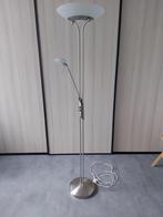 RVS dim bare kamerlamp, Huis en Inrichting, Lampen | Vloerlampen, Ophalen, Glas, 150 tot 200 cm, Gebruikt
