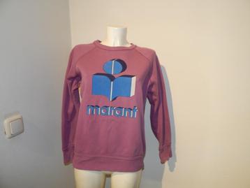 Isabel Marant etoile sportieve sweater merk druk voorkant 40 beschikbaar voor biedingen