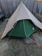 De Wit 2 persoons tent katoen, Caravans en Kamperen, Ophalen, Gebruikt, Tot en met 2