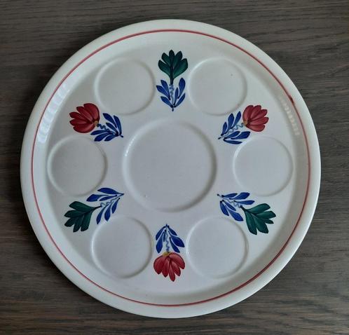 boerenbont schaal voor eierdopjes, Huis en Inrichting, Keuken | Servies, Zo goed als nieuw, Schaal of Schalen, Boerenbont, Aardewerk