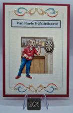 Geborduurde wenskaarten Mannen, Nieuw, Man of Vrouw, Info@sparklecrafts.nl, Ophalen of Verzenden