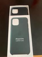 Iphone 11 pro max leather case Forest Green, Ophalen of Verzenden, Zo goed als nieuw, IPhone 11 Pro Max