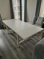 IKEA nordviken eettafel uitschuifbaar wit, Huis en Inrichting, Ophalen, 50 tot 100 cm, Zo goed als nieuw, Vijf personen of meer