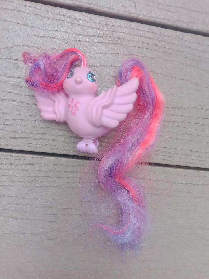 Roze Kuifstaartje Fairy Tail bird met Roze/paarse staart, Kinderen en Baby's, Speelgoed | My Little Pony, Gebruikt, Ophalen of Verzenden