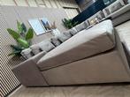 ZGAN Luxe Velvet Velours U-Bank / Hoekbank - Taupe - 375cm, Huis en Inrichting, Banken | Bankstellen, Ophalen, -, -, Hoekbank