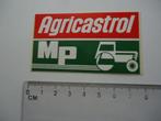 sticker oud AGRI CASTROL traktor landbouw OIL olie retro, Verzenden, Zo goed als nieuw, Bedrijf of Vereniging
