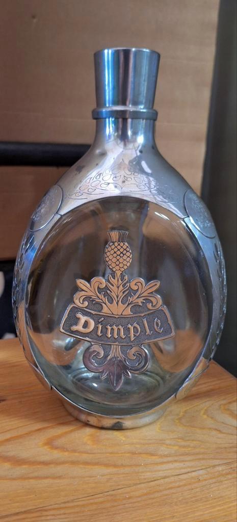 Whisky fles, whiskyfles, karaf voor Dimple Whisky., Antiek en Kunst, Antiek | Glas en Kristal, Ophalen of Verzenden