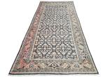 Handmade Persian wool Tabriz carpet runner faded 148x300cm, Persian Perzisch vintage oosters hype, Crème, Gebruikt, 100 tot 150 cm
