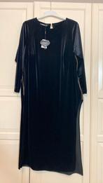 Mat Feestelijke stretch velvet jurk 48/50(L), Kleding | Dames, Grote Maten, Verzenden, Zo goed als nieuw, Zwart, Jurk