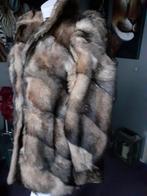 Echte bruine bontjas bont jas bontmantel als nieuw maat L, Ophalen of Verzenden, Zo goed als nieuw, Maat 42/44 (L), Bruin