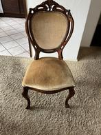 4 Antieke / vintage stoelen, Ophalen, Hout, Gebruikt, Bruin