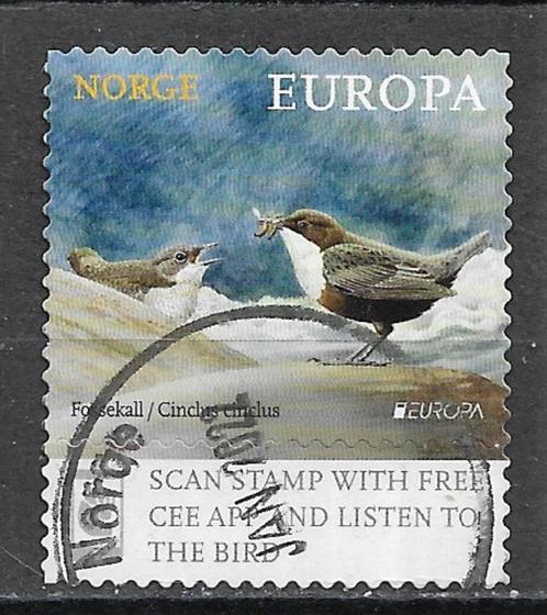 177-25 Noorwegen / Europazegel - Waterspreeuw, Postzegels en Munten, Postzegels | Europa | Scandinavië, Gestempeld, Noorwegen