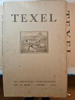 Texel - Ad Blok vd Velden - kleine litho 1943, Ophalen of Verzenden