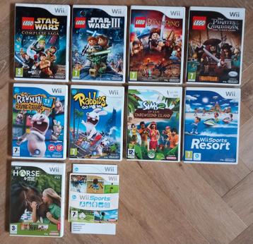 Wii Spellen Collectie - 10 Stuks! In 1 koop of per stuk.  beschikbaar voor biedingen