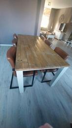 Eethoek met 6 stoelen, Ophalen, Gebruikt, 200 cm of meer, 50 tot 100 cm