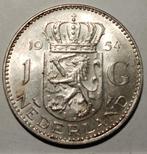 gulden 1954 UNC-, Postzegels en Munten, Munten | Nederland, 1 gulden, Ophalen of Verzenden, Koningin Juliana
