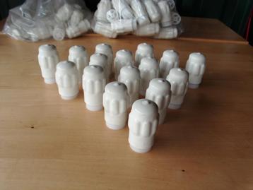 Deurstoppers / buffers 10 stuks kunststof wit 55 mm NIEUW. beschikbaar voor biedingen