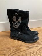 Bikerboots met skull / doodskop voor op de motor, maat 39, Kleding | Dames, Ophalen of Verzenden