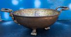 Schaal.  Antiek.  Messing. Adelaars handgrepen. Ca 1875/1900, Huis en Inrichting, Ophalen, Overige materialen, Gebruikt, Schaal