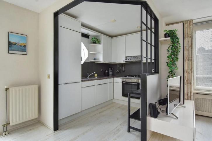 Hoekkeuken, Huis en Inrichting, Keuken | Complete keukens, Gebruikt, Hoekkeuken, Wit, Kunststof, Ophalen