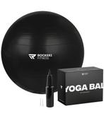 Rockerz Deluxe Yoga Bal - 75 cm - Zwart, Sport en Fitness, Yoga en Pilates, Ophalen of Verzenden, Zo goed als nieuw, Yoga-accessoire