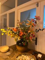 Luxe zijden Sierbloemen met Vaas - Niet Los Verkocht, Ophalen, Overige kleuren, 75 cm of meer, Glas