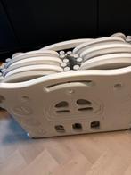 Costway Grondbox wit grijs 14 delen baby peuter box, Ophalen, Zo goed als nieuw