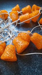 Oranje Kerstklokjes met Verlichting - 20 stuks, Huis en Inrichting, Lampen | Hanglampen, Ophalen