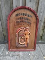 Vintage Houten Wandbord Jukebox, Ophalen