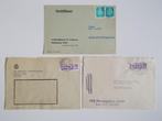 DDR, Drie Dienstenveloppen 1955/1957., Postzegels en Munten, Brieven en Enveloppen | Buitenland, Envelop, Ophalen of Verzenden