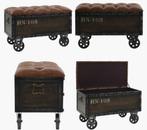 Zgan industriele opbergbank met wielen., Ophalen, Zo goed als nieuw, Minder dan 50 cm, Minder dan 50 cm