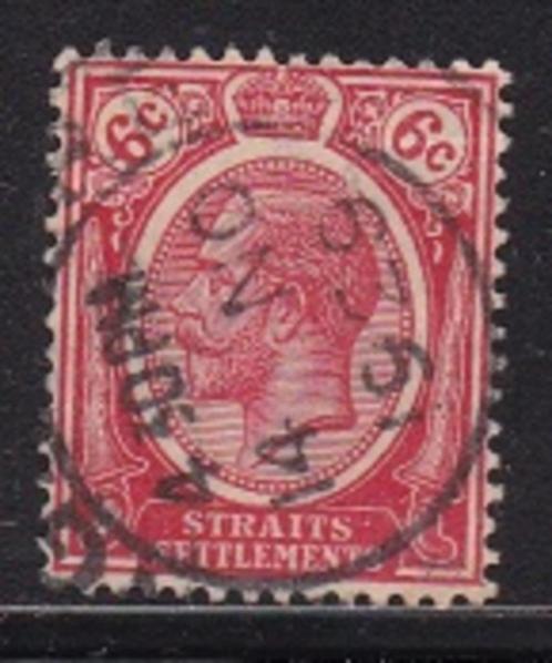 88 - Straits Settlements michel 180a gestempeld , koning Geo, Postzegels en Munten, Postzegels | Azië, Gestempeld, Zuidoost-Azië