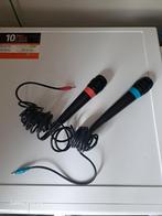 2 Singstar Microfoons ., Ophalen of Verzenden, Zo goed als nieuw, Zangmicrofoon